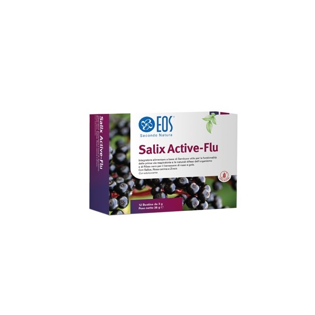 Eos Salix Active-flu 12 Bustine Gusto Arancio