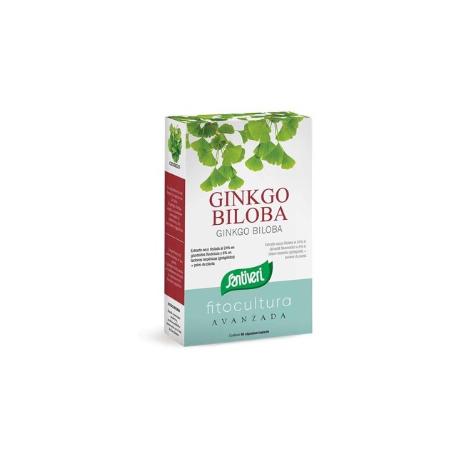 Santiveri Sa Ginkgo Biloba integratore 40 Capsule