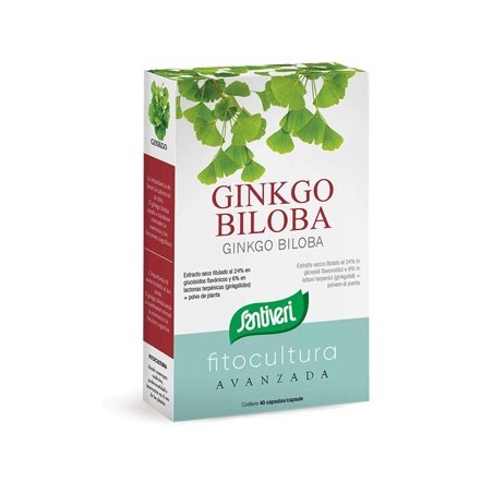 Santiveri Sa Ginkgo Biloba integratore 40 Capsule