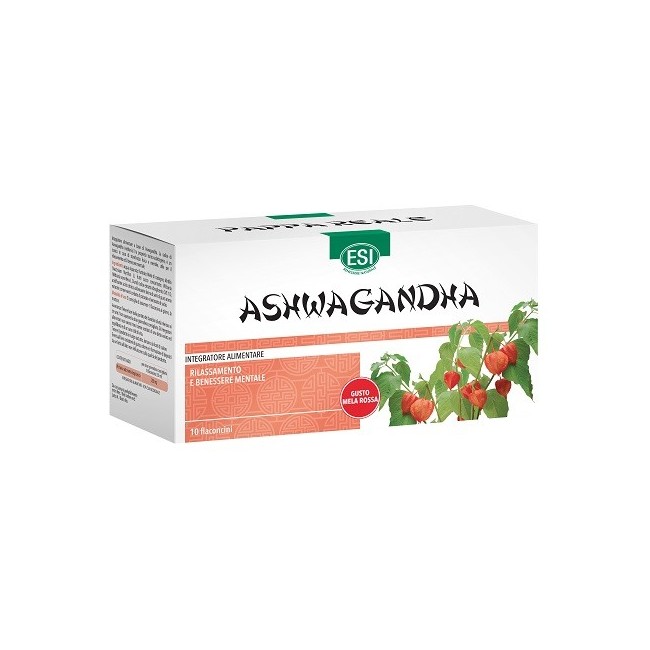 Esi Ashwagandha integratore 10 Flaconcini X 30 Ml