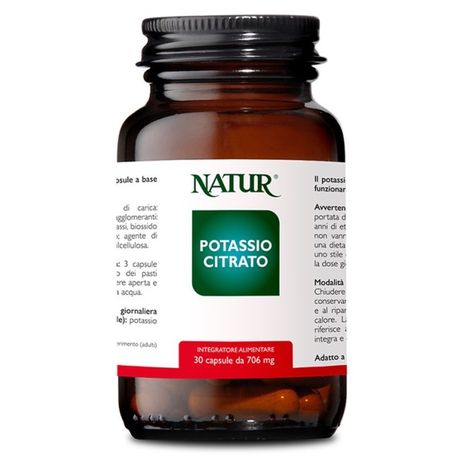 Natur Potassio Citrato integratore 30 Capsule