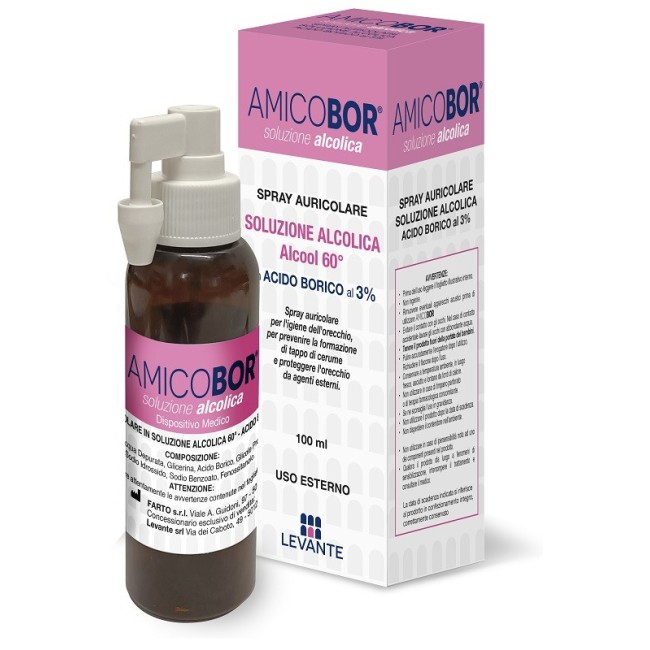 Levante Amicobor soluzione auricolare spray 100 Ml