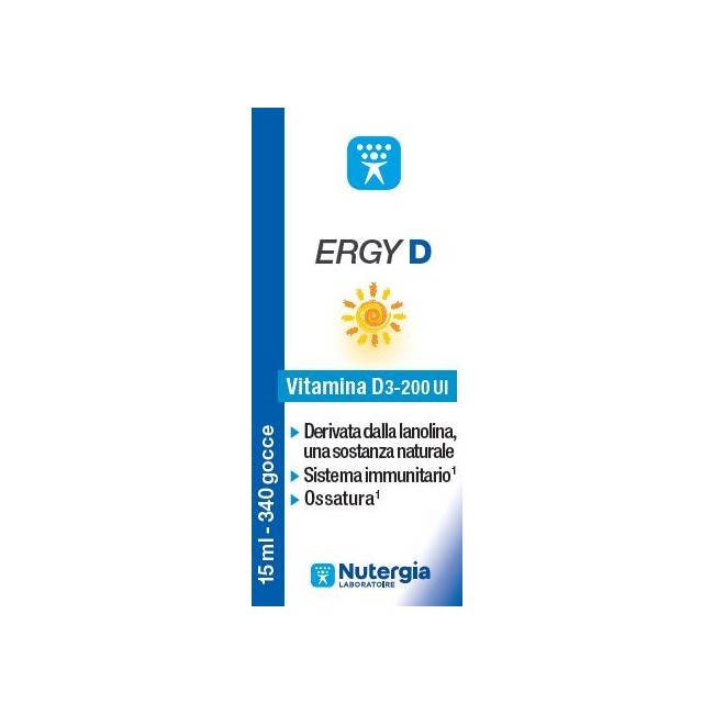 Laboratoire Nutergia Ergy D gocce 15 Ml