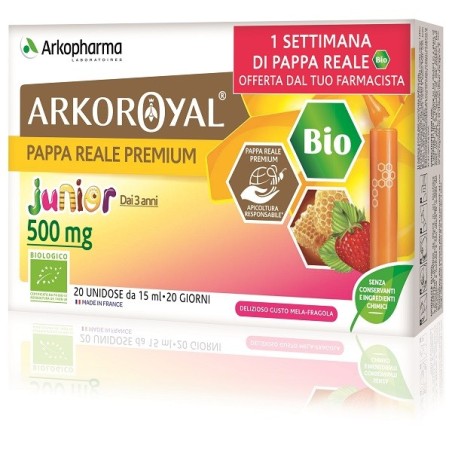 Arkofarm Arkoroyal Junior Pappa Reale 500mg Bio 20 Fialoidi Promo