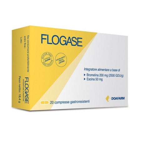 Doafarm Group Flogase integratore 20 Compresse