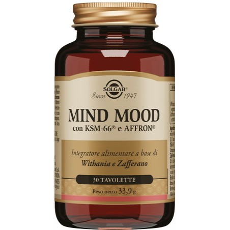 Solgar Mind Mood integratore 30 Tavolette