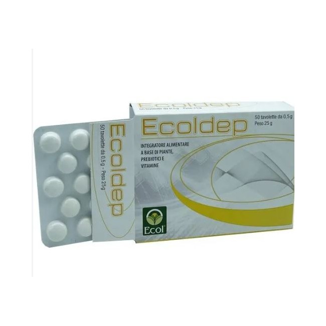 Ecol sas Ecoldep integratore 50 tavolette