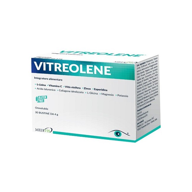 Medivis Vitreolene 30 Bustine integratore per la vista