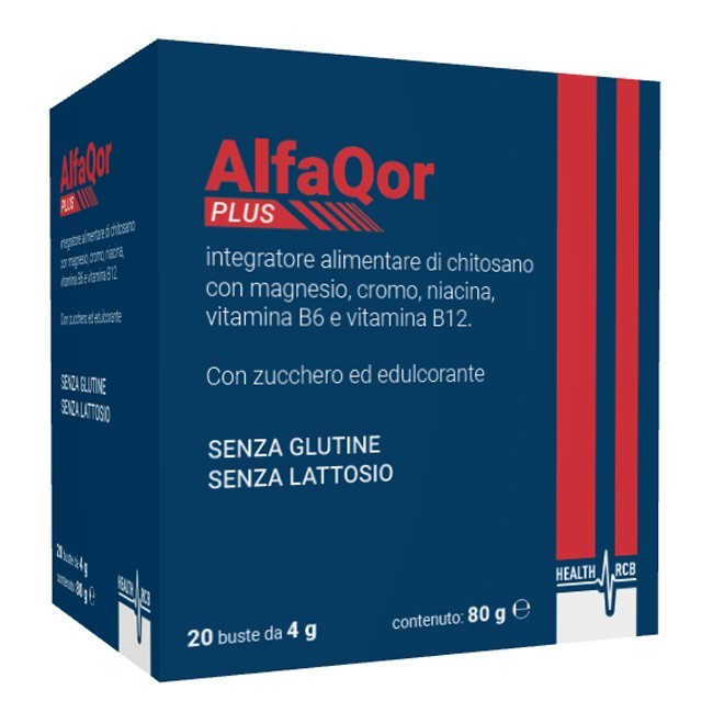 Health & Rcb Alfaqor Plus integratore 20 Bustine 4 G