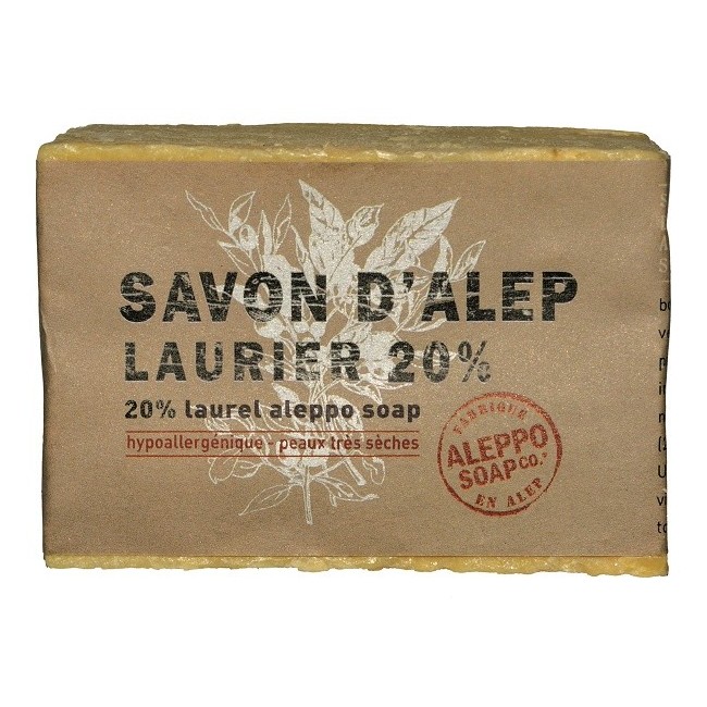 Tade pays su levant Sapone di aleppo savon alep 20% 200 g