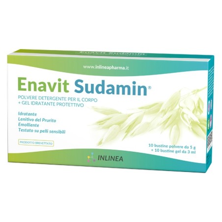 Enavit sudamin 10 bustine polvere da 5 g + 10 bustine gel da 3 ml