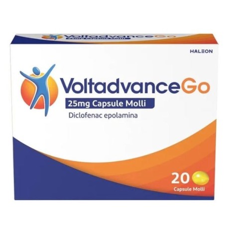 Voltadvancego 20 capsule farmaco con diclofenac 25 mg