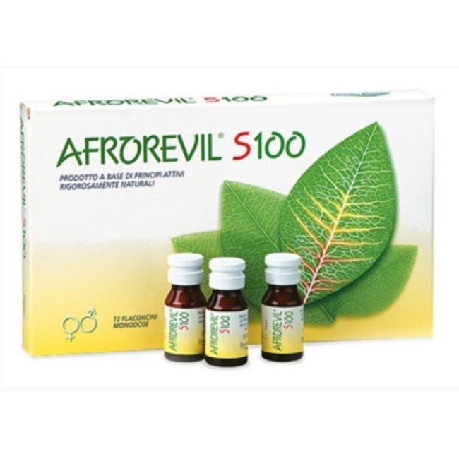 Afrorevil S100 12 Flaconcini 10ml 4 Pezzi