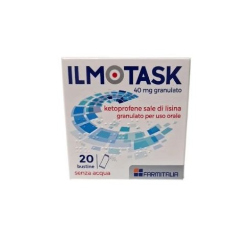 Ilmotask 20 bustine 40mg farmaco a base di ketoptofene