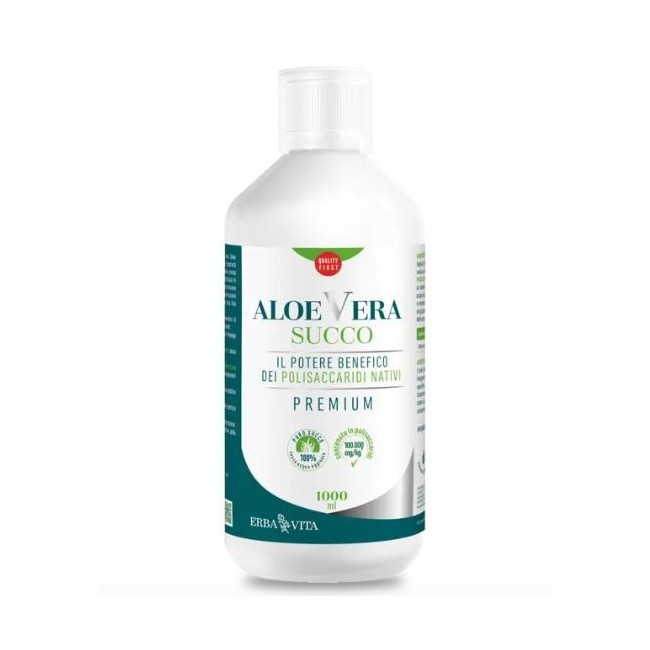 Erba vita Aloe vera succo premium 1000 ml