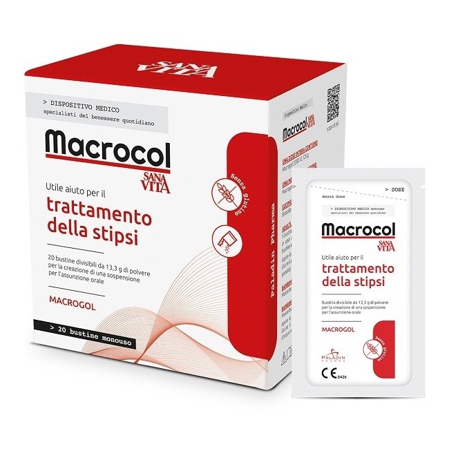 Sanavita macrocol plus 20 bustine da 13,81 g