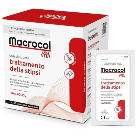 Sanavita macrocol plus 20 bustine da 13,81 g