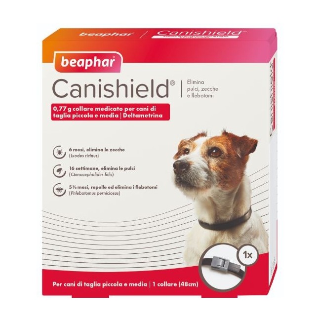 Beaphar Caneshield collare cane medio e piccolo 1 pezzo