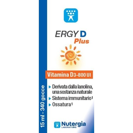 Laboratoire Nutergia Ergy D Plus 15 Ml