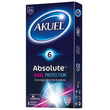 Akuel Absolute Dual Protection proflattici 6 Pezzi