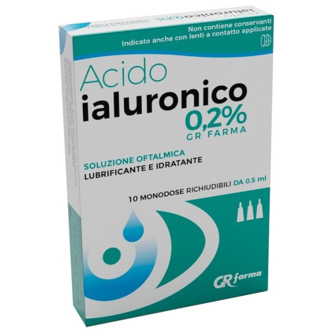 Soluzione Oftalmica Lubrificante E Idratante Acido Ialuronico