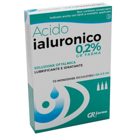 Soluzione Oftalmica Lubrificante E Idratante Acido Ialuronico