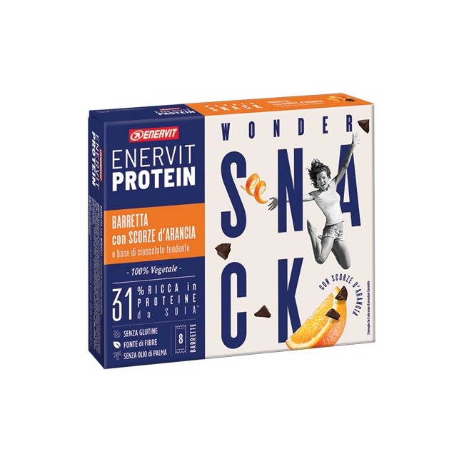 Enervit Protein Snack Scorze Arancia Vegetale 