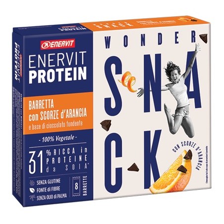 Enervit Protein Snack Scorze Arancia Vegetale 