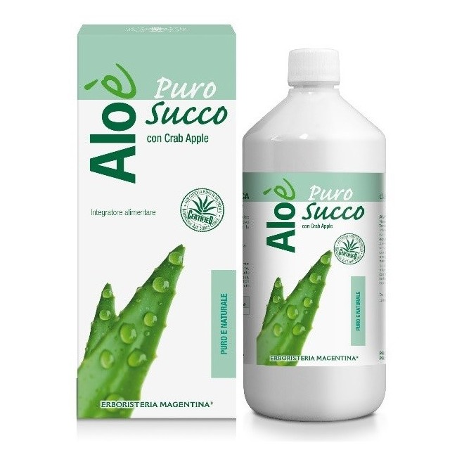 Erboristeria Magentina Aloe' Aloe Puro Succo Bio 1 Litro