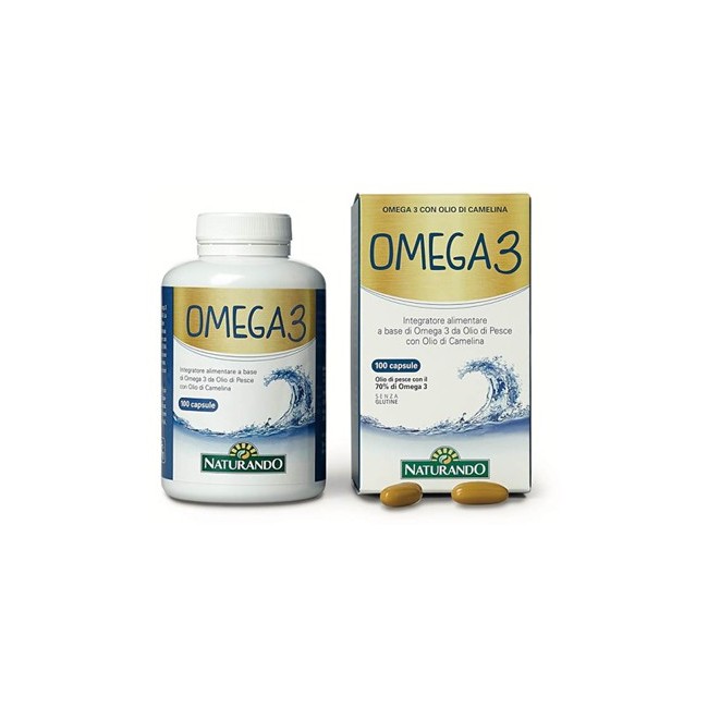 Naturando Omega 3 integratore 100 Perle