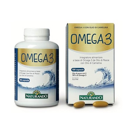 Naturando Omega 3 integratore 100 Perle