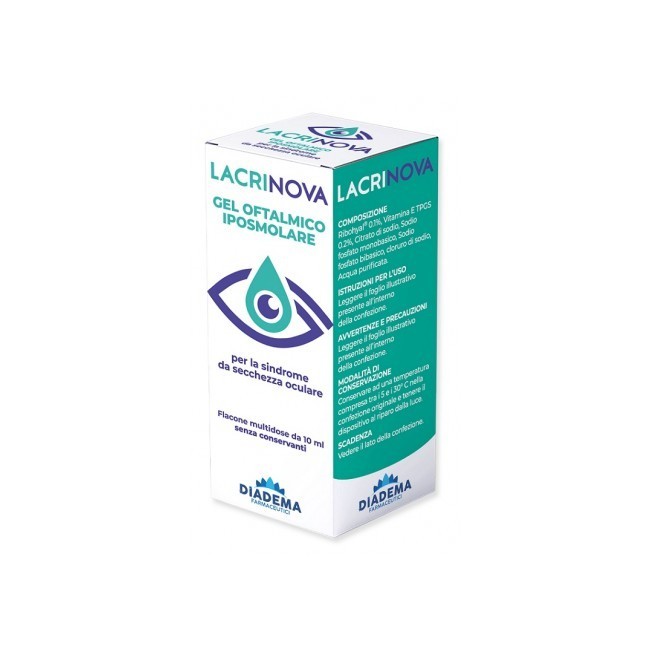 Diadema Farmaceutici Lacrinova Gel Oftalmico Iposmolare Tb 10 Ml