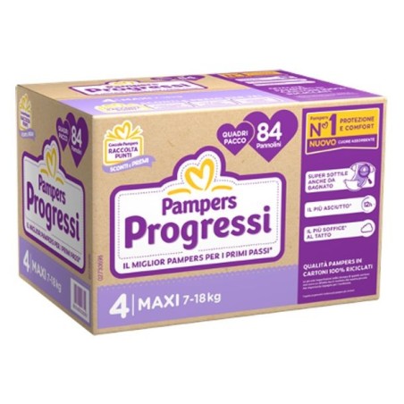 Fater Pampers Quadri Progressi Maxi 84 Pezzi