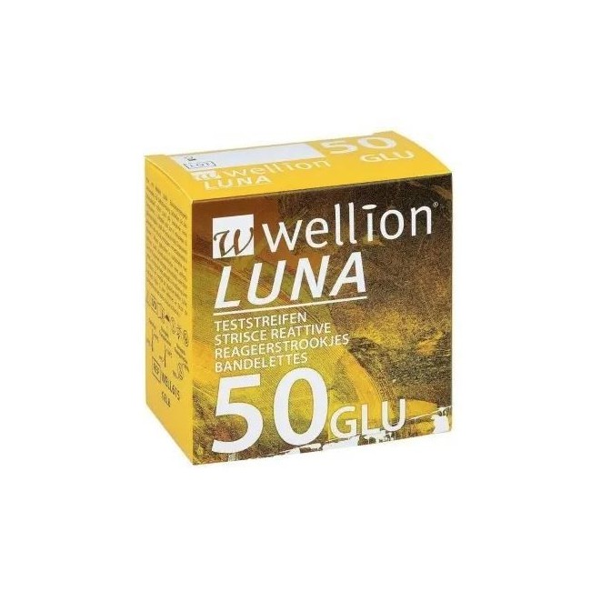 Med Trust Italia Wellion Luna 50 Strips Strisce Per Misurazione Glicemia