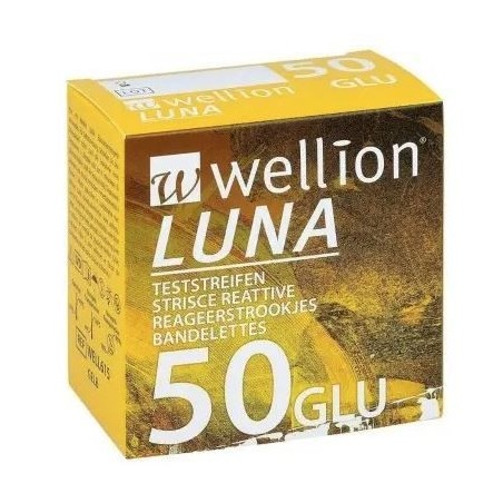 Med Trust Italia Wellion Luna 50 Strips Strisce Per Misurazione Glicemia