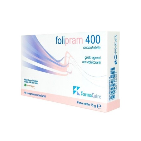 Farmakaire Folipram 400 60 Compresse Orosolubili Gusto Agrumi