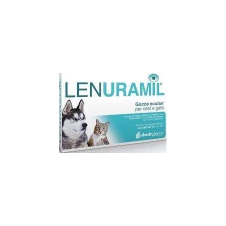 Lenuramil gocce oculari per cani e gatti 20 fiale