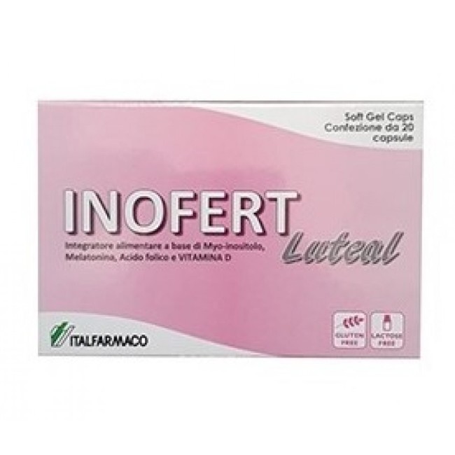 Italfarmaco Inofert Luteal 20 Capsule Soft Gel