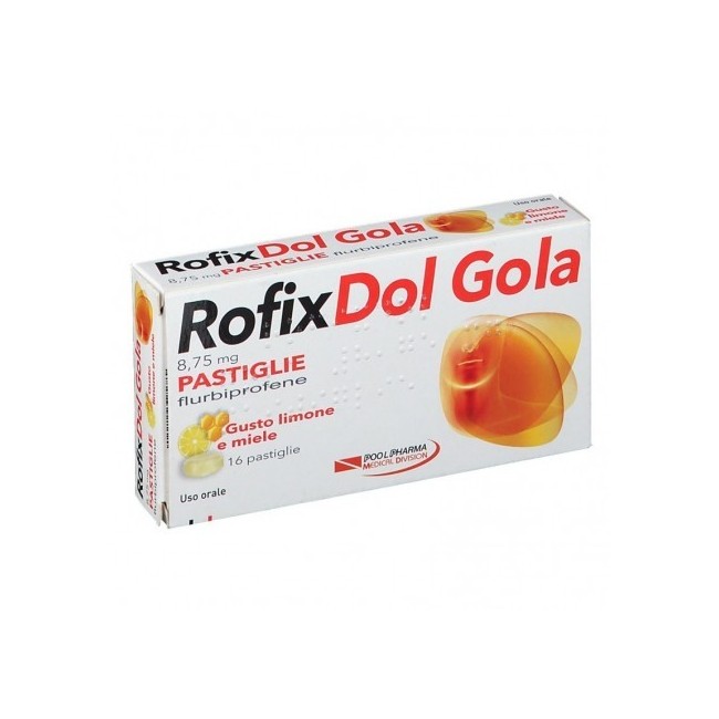 Pool Pharma Rofixdol Gola E Dolore 8,75 Mg Pastiglie Gusto Limone E Miele