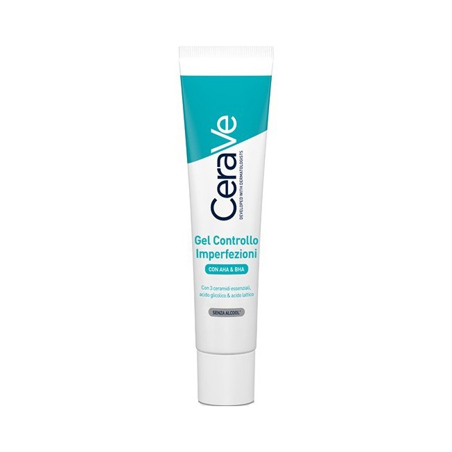 Cerave acne aha bha serum gel viso anti imperfezioni 40ml