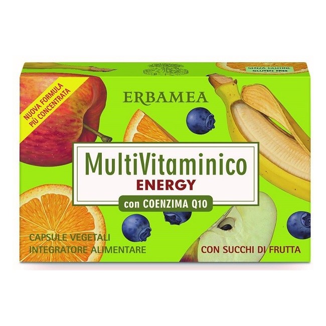 Erbamea Multivitaminico Energia Con Coenzima Q10 24 Compresse