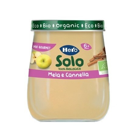 Fater Hero Solo Omogeneizzato Mela Cannella 120 G - Para-Farmacia Bosciaclub