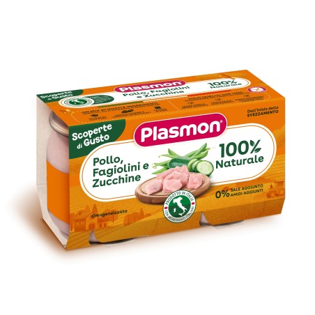 Plasmon Omogeneizzati Pollo Fagiolini Zucchine