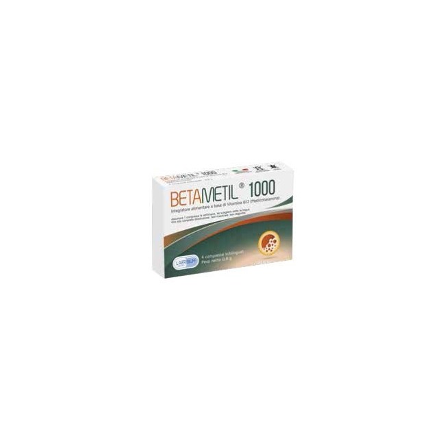 Laerbium Pharma Betametil 1000 4 Compresse Sublinguali