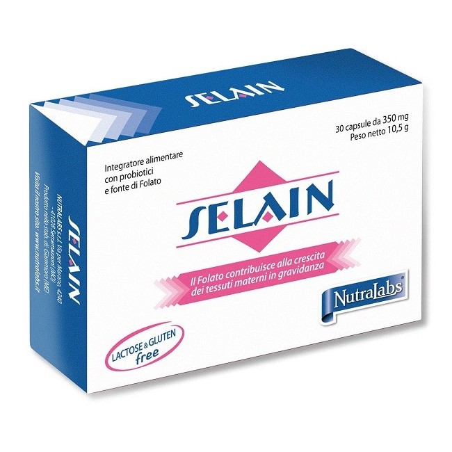 Nutralabs Selain 30 Capsule di folato e probiotici