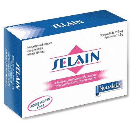 Nutralabs Selain 30 Capsule di folato e probiotici