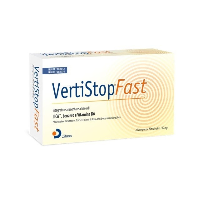 Difass International Vertistop Fast 20 Compresse