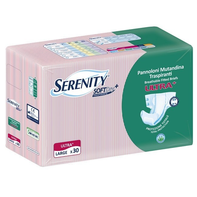 Serenity Fitted Ultra + Aloe L 30 Pezzi