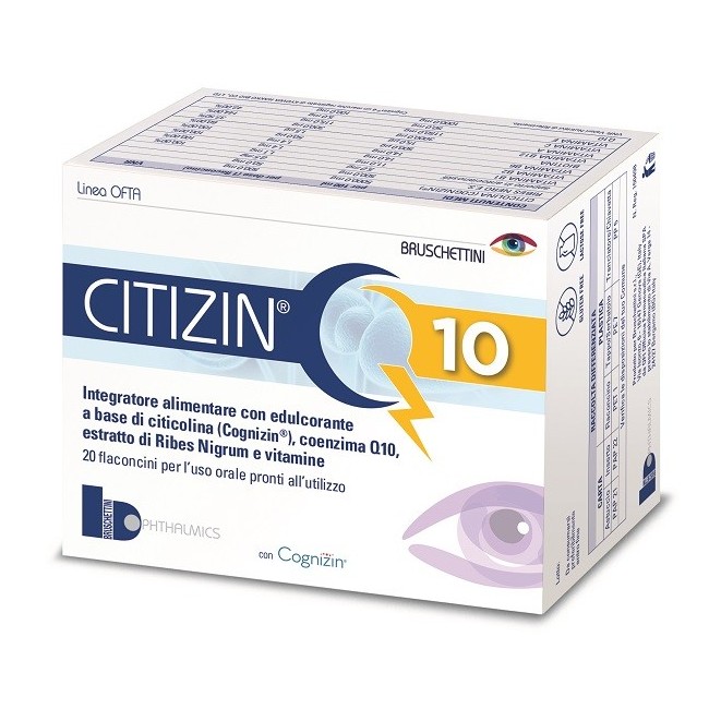 Bruschettini Citizin Q10 20 Flaconcini Da 10 Ml