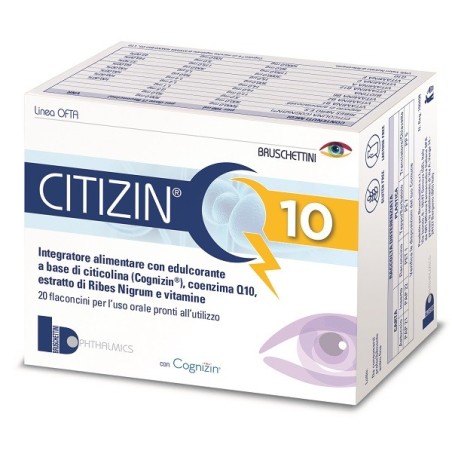 Bruschettini Citizin Q10 20 Flaconcini Da 10 Ml